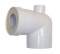 Pipe WC mâle D.93mm avec piquage dessus femelle D.40mm. - Régiplast - Référence fabricant : NISPCMP93