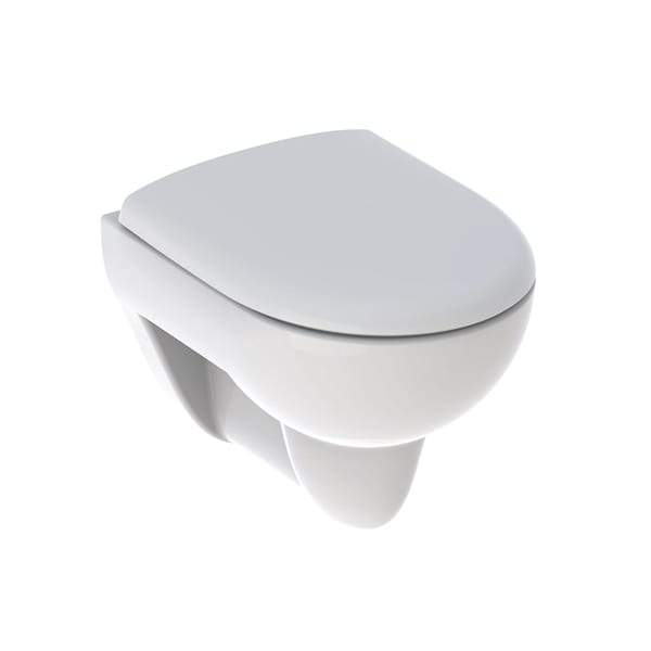 Renova short wall mounted toilet pack with standard seat