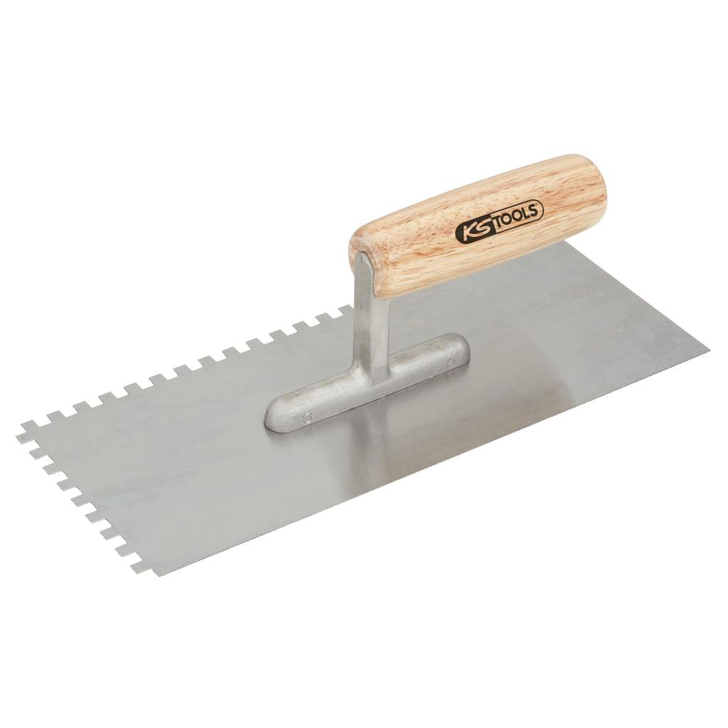 Toothed float, stainless steel blade, 6x6 mm groove