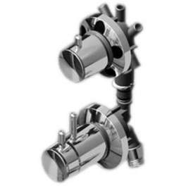 Complete thermostatic valve 2F Opus V10 - Novellini - Référence fabricant : MISCTPLA2F10-K