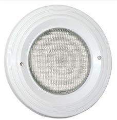 LED spotlight with screw, for installation on liner, concrete, PL07 panel, white