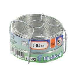 Zinc plated wire, 0.9mm, 50m coil - FILGRAF - Référence fabricant : 823534