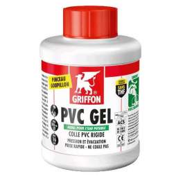 Pegamento para PVC: tarro de 500 ml - Griffon - Référence fabricant : 6140215