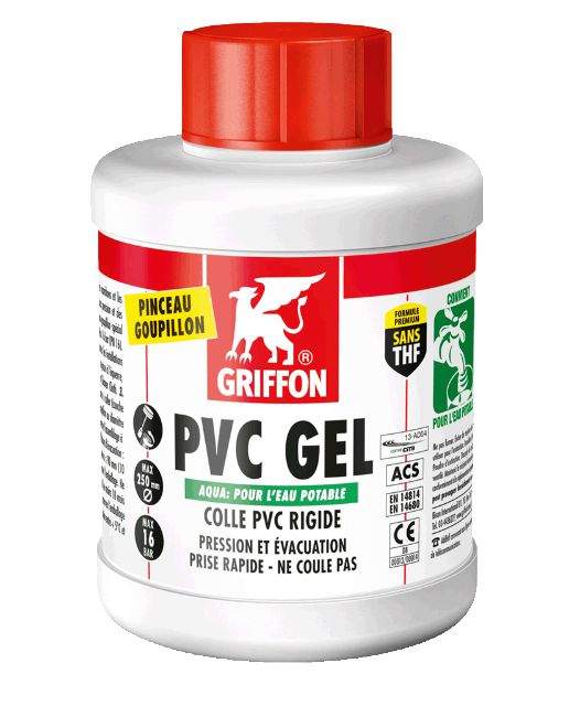 PVC glue: 500 ml pot
