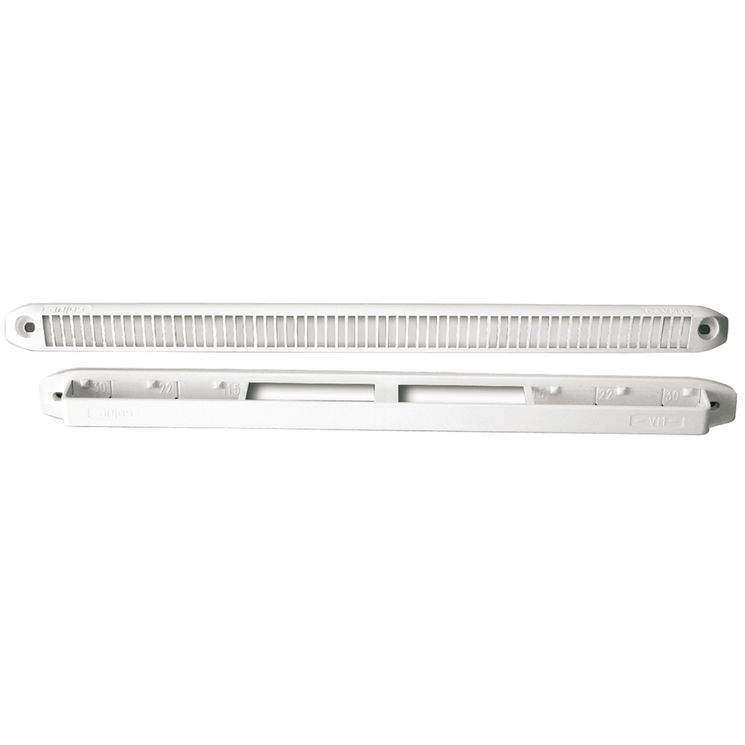 Air inlet grille for multi-flow joinery 15/22/30 white