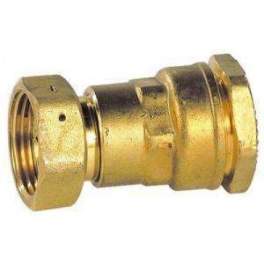 Straight fitting with captive nut in 25x3/4 - 20X27 - Sferaco - Référence fabricant : 876525