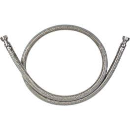 Stainless steel hose for natural gas, unlimited duration, length 1m - Home Gaz - Référence fabricant : 21212100