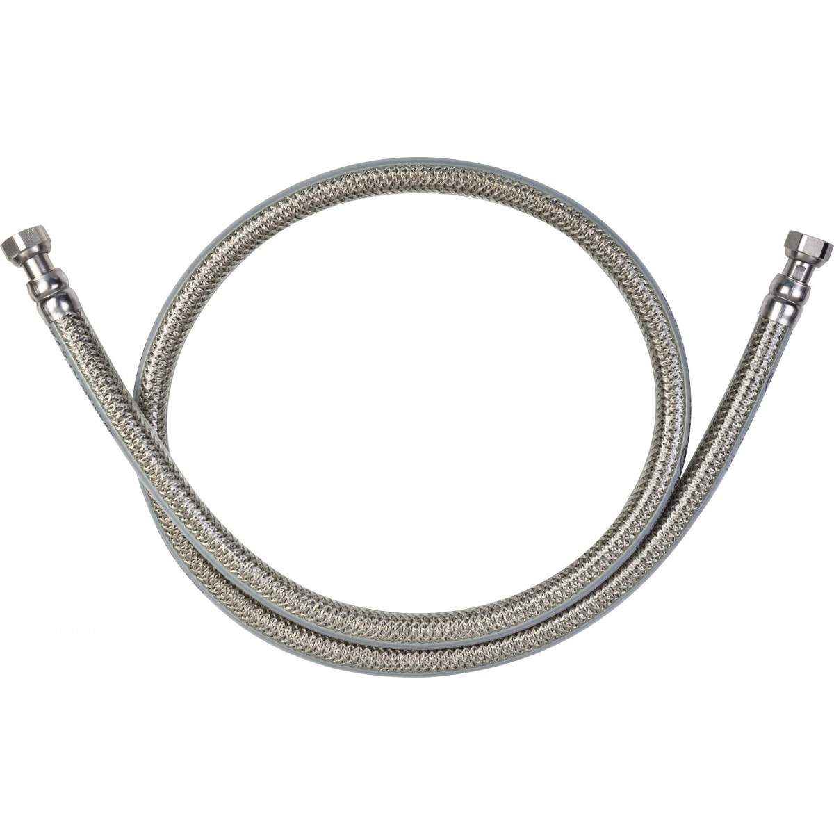 Stainless steel hose for natural gas, unlimited duration, length 1m