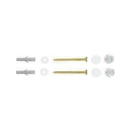WCN fastener brass slotted head 6x70 with cap, per pair - Fischer - Référence fabricant : 096369