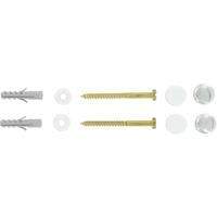 WCN fastener brass slotted head 6x70 with cap, per pair