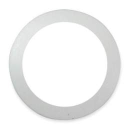 White PE gasket for LIRA sink drain, 109x85x2 - Lira - Référence fabricant : 8.0107.01
