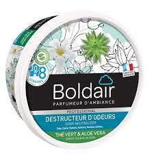 Destructeur d'odeurs Boldair bloc gel 300g thé vert