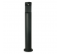 Bolarside bollard in black aluminum, height 800mm, width 158mm - RESISTEX - Référence fabricant : RESBO818107