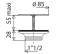 Grate drain for pvc and gré sinks, diameter 60 - Valentin - Référence fabricant : VALBO700100