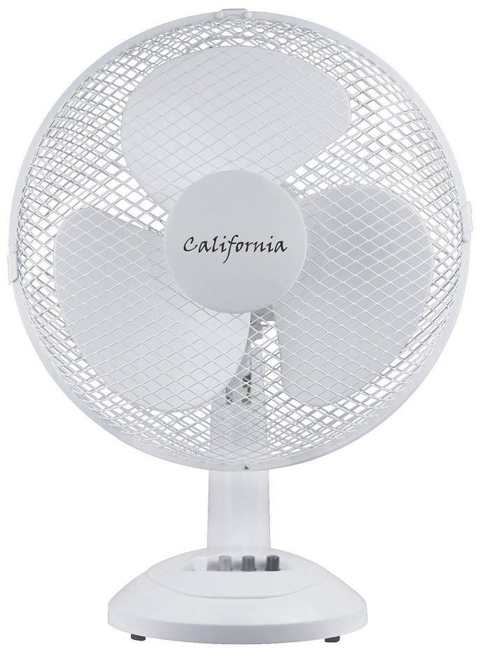 Ventilatore da tavolo California 30cm, 3 velocità, 35W