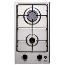 Two burner stainless steel Domino 290x510mm.