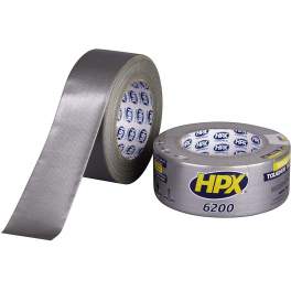 48mm x 25m silver adhesive cloth tape, HPX 6200 REPAIR TAPE - HPX - Référence fabricant : CS5025