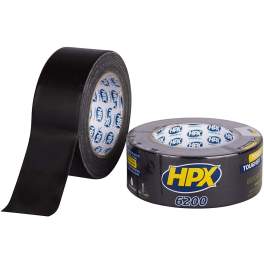 48mm x 25m black adhesive cloth tape, HPX 6200 REPAIR TAPE - HPX - Référence fabricant : CB5025