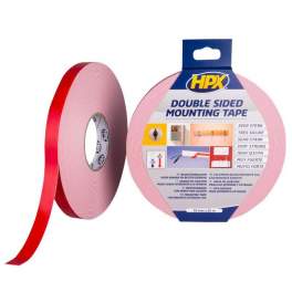 Double-sided foam mirror tape, white, 19mm x 5m - HPX - Référence fabricant : DS1905