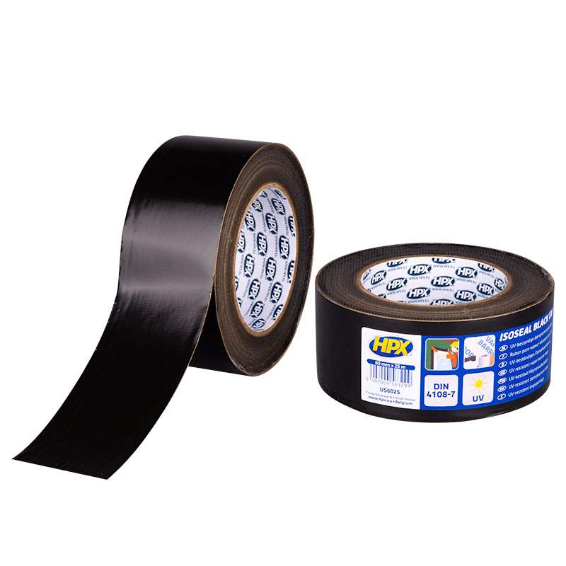 ISOSEAL BLACK UV resistant vapour control tape, 60mm x 25m