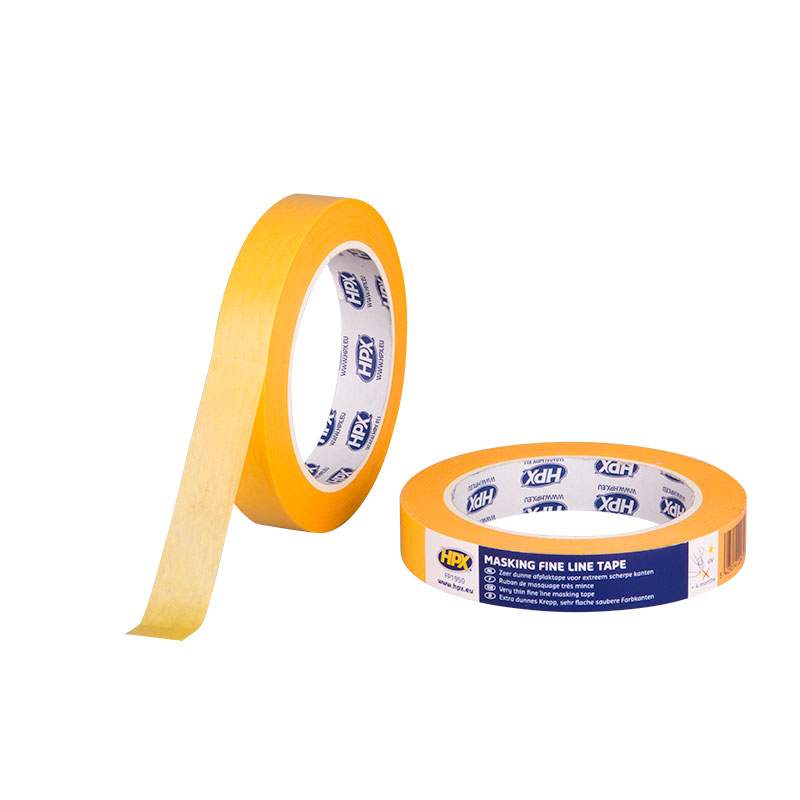 Masking tape 4400 thin line, orange, 25mm x 25m