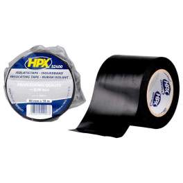 Ruban isolant PVC TAPE 52400, noir, 50 mm x 10m - HPX - Référence fabricant : BI5010