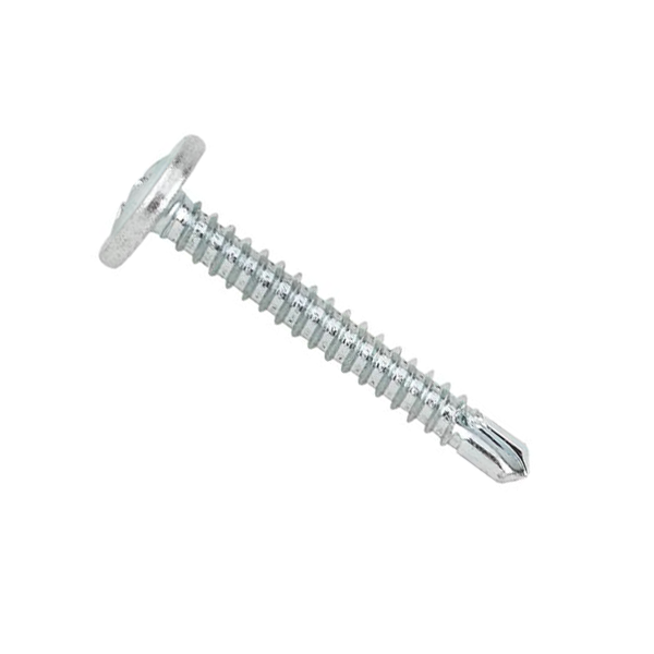 Self-tapping screw, oval head zinc-plated steel, 4.8x25, set of 20 pieces