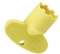 Clé plastique jaune pour aérateur intégré mâle 16.5x100 - NEOPERL - Référence fabricant : NEOCL09915046