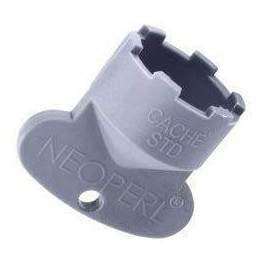 Grey plastic key for 24x100 male integrated aerator - NEOPERL - Référence fabricant : 09915246