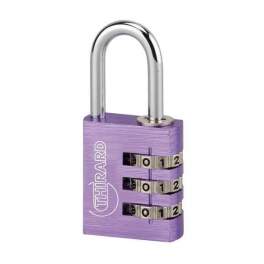 Aluminium padlock, maximum code 40mm, with combination - THIRARD - Référence fabricant : 112030