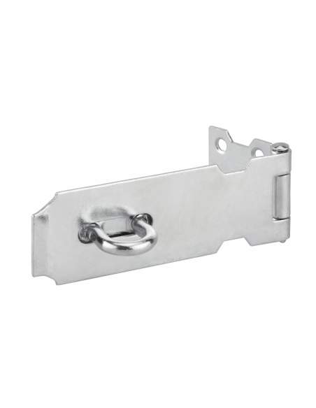 Zinc plated steel padlock holder, 125mm