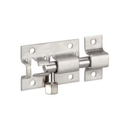 Door bolt, PENE round stainless steel nickel plated, 38mm - THIRARD - Référence fabricant : 109031