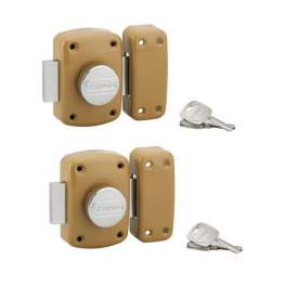 Pack of 2 locks 2310, cylinder 45mm, bronze, 6 keys - THIRARD - Référence fabricant : 402310