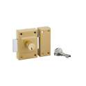 Standard safety lock with double cylinder 40mm, epoxy bronze,