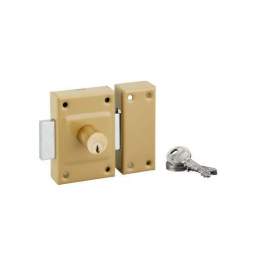 Standard safety lock with double cylinder 40mm, epoxy bronze, - THIRARD - Référence fabricant : 901029