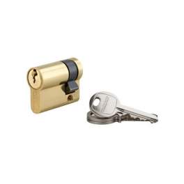 Brass half cylinder, 30x10, 3 keys BB1 - THIRARD - Référence fabricant : 915949