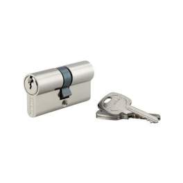 Cylinder PROFILE STD, nickel-plated brass, 30x30 mm, 3 keys - THIRARD - Référence fabricant : 216261