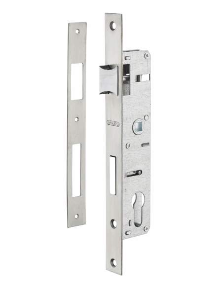 Recessed lock box for metal door, 22mm axis L.40 E.70, reversible