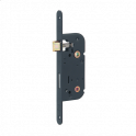 Cerradura de mortaja, eje de 40mm, con cierre B/BR, revestido de polvo epóxico negro