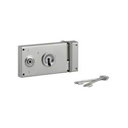 Lock for gate, 1/2 turn deadbolt, zinc plated, 140x82, right - THIRARD - Référence fabricant : 900119