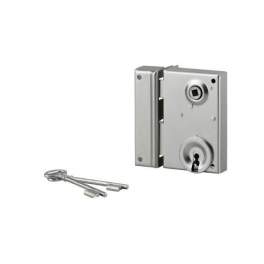 Lock for gate, 1/2 turn deadbolt, zinc plated, 70x110, left - THIRARD - Référence fabricant : 900140