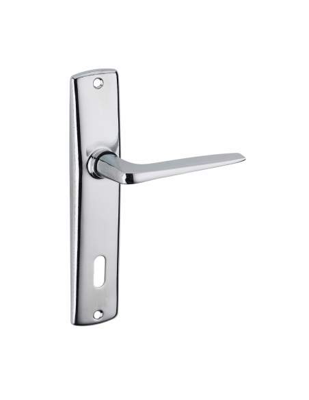 Door handle Ares chrome, E165, with hole for key BB2
