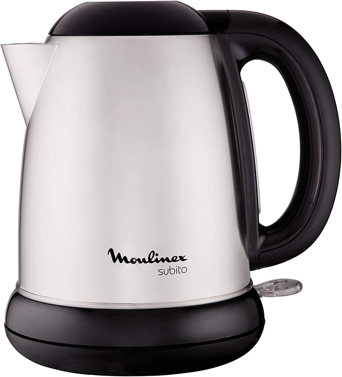  Moulinex electric kettle Subito, 1.7l, black and stainless steel