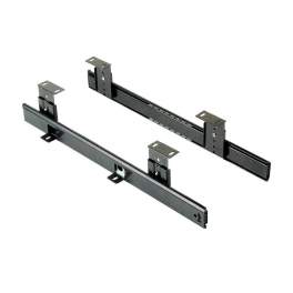 Pairs of keyboard slides, ball bearing, height adjustable - Emuca - Référence fabricant : 4193409