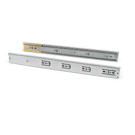 Pairs of ball bearing drawer slides, 45 x 400 mm damped - Emuca - Référence fabricant : 4301705