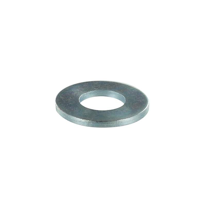 Zinc-plated steel washer, 4mm hole, 14mm diameter, 100 pieces