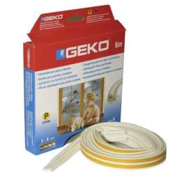 Adhesive seal in EPDM P-profile, white, 6m x 9mm - GEKO - Référence fabricant : 67200020