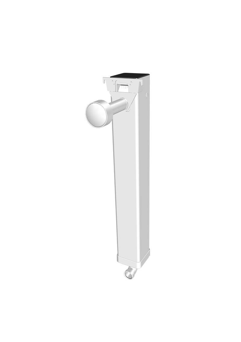 Réservoir wc dissimulé "TUBCHASS" 6L avec bouton encastré pour cloison de 20 à 100 mm