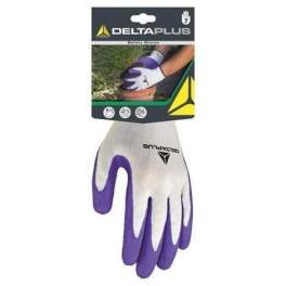 Polyester knitted garden glove, palm coated with latex foam, size 7 - DELTA PLUS - Référence fabricant : 205279-DPVV733LV07