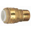 Straight male push-in connector 20x27 for copper 22mm PUSH-FIT